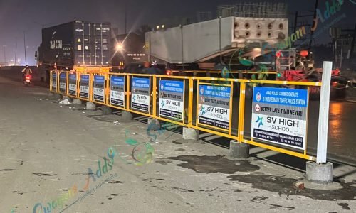 Festival Crowd Control Barricade Ad